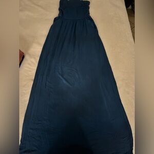 Absolutely Elegant Navy Maxi Dress